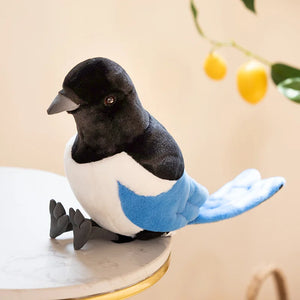 Imitation Pigeon Magpie Plush Toys Soft Stuffed Cartoon Animals Dolls For Birthday Christmas Gift Simulation Bird Toys