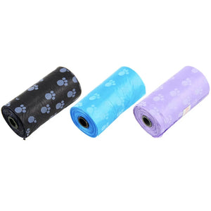 5Pcs Pets Dog Poop Bags for All Waste Pet Printed Disposable Bag Environment-friendly Pet Scooper Bag Cat Waste Bag Pet Supplies