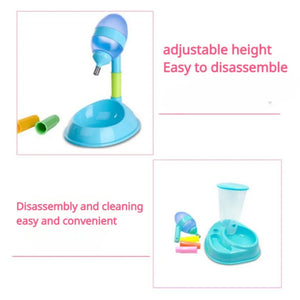 650ml  Pet Cats Automatic Feeders Large Capacity Water Fountain Plastic Dog Water Bottle Feeding Bowls Water Dispenser For Cats