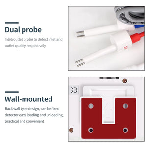 Dual Water Quality Tester Online TDS/EC Meter Digital Input/Output Water Quality Monitor Tap Water Fish Tank Test Pen