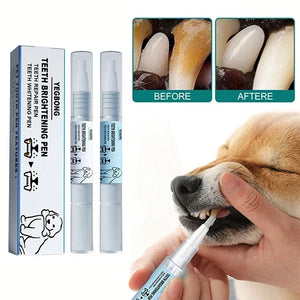 Pet Teeth Cleaning Tools Pet Grooming Toothbrush Cleaning Kit Tartar Remover Tartar Scraper Dog Dental Stain Cleaning Pen