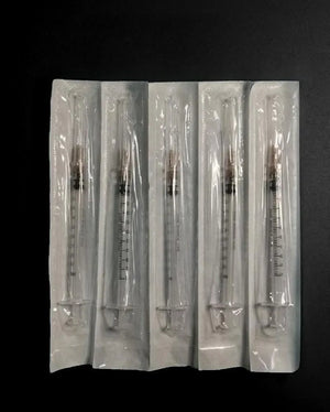 1ml Disposable Plastic Veterinary Syringe With Needles For Pet Farm Animal Cat Dog Pig Cattle Sheep Horses