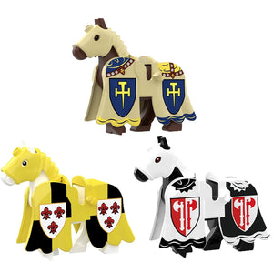 Military Building Blocks Solider Figures Gifts Toys Weapons Medieval Knight Legion Egypt Pharaoh The War of Roses War-Horse Tent