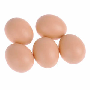 5/10Pcs Chicken House Small Fake Eggs 5.5*4cm Farm Animal Supplies Cages Accessories Guide Chicken Nest Egg Painting