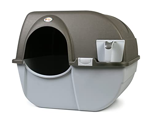 Omega Paw Roll 'n Clean Litter Box Large Generation 5.0,Grey,NRA20-1V5.0