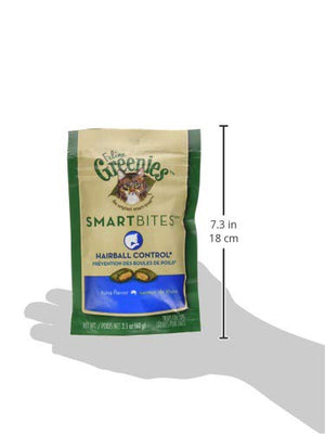 Greenies SMARTBITES HEALTHY INDOOR Natural Treats for Cats, Tuna Flavor, 2.1 oz. Pouch