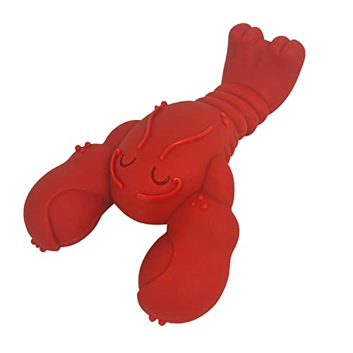 Nylabone Lobster Dog Toy Power Chew – Cute Dog Toys for Aggressive Chewers – with a Funny Twist! Filet Mignon Flavor, X-Large/Souper