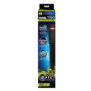 Fluval T150 Fully Electronic Heater for Freshwater Aquariums up to 45 Gal.