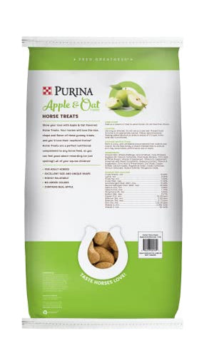 Purina Apple and Oat Flavored Horse Treats, 15 Pound Bag