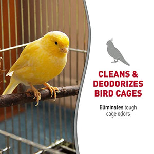 Natrue's Miracle Bird Cage Cleaner, Cleans and Deodorizes Bird Cages Without Irritation, 24 oz Spray