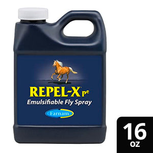 Farnam Repel-X pe Concentrated Fly Spray for Horses, Just Add Water 16 Ounces