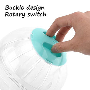 FANKUTOYS Hamster Exercise Ball, 5.7 Inch Transparent Hamster Ball Running Hamster Wheel for Dwarf Hamsters Small Pets to Reduce Boredom and Increase Activity