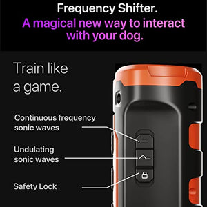 NPS Dog Bark Deterrent Devices w/ 3X Sonic emitters 50ft Range | Professional Dog Training Tool, Anti Bark Device for Dogs |Best Behavior Aid - Barking Silencer Indoor & Outdoor, Rechargeable