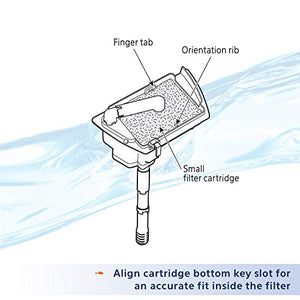 Aqueon Aquarium Fish Tank Replacement Filter Cartridges Small - 3 pack