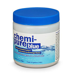 Boyd Enterprises Chemi-Pure Aquarium Filtration Media, 5.5-Ounce, Blue