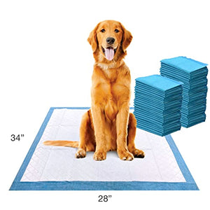 Four Paws Wee-Wee Superior Performance X-Large Dog Pee Pads - Dog & Puppy Pads for Potty Training - Dog Housebreaking & Puppy Supplies - 28" x 34" (75 Count),White