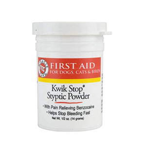 Miracle Care Kwik Stop Styptic Powder, 0.5 Oz