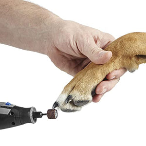 Dremel PawControl Dog Nail Grinder and Trimmer- Safe & Humane Pet Grooming Tool Kit- Cordless & Rechargeable Claw Grooming Kit for Dogs, Cats, and Small Animals 7760-PGK