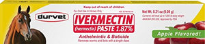 DURVET/EQUINE 698454 Ivermectin Paste 1.87% Bulk for Horses Apple, 6.08 gm