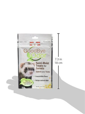 Marshall 41683 Goodbye Odor Semi-Moist Treats for Ferrets, 2.5 oz