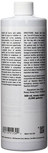 Seachem Stability Fish Tank Stabilizer - For Freshwater and Marine Aquariums, 16.9 Fl Oz (Pack of 1)