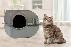 Omega Paw Roll 'n Clean Litter Box Large Generation 5.0,Grey,NRA20-1V5.0