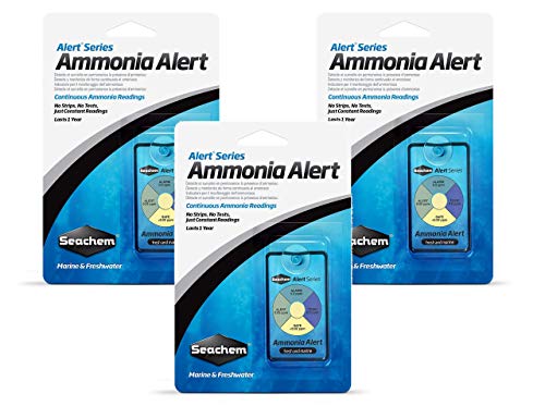 Seachem Ammonia Alert 1 Year Monitor (3 Pack)