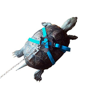 Vehomy Turtle Leash Lizard Leash Tortoise Harness Strap Pet Collar Leash Tortoise Walking Lead Control Rope M