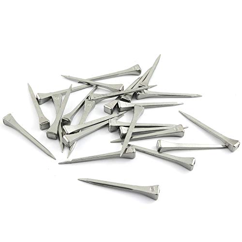 DZS Elec 100pcs Steel 2 Inches E5 Horseshoe Nail Stainless Steel Horseshoe Tools for Horse Training Equestrian Sports