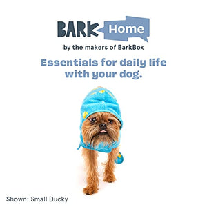 BarkBox Dog Bathrobe Towel - Lightweight, Super Cute Fast Drying Bathrobe for Dogs - Ducky (Small)