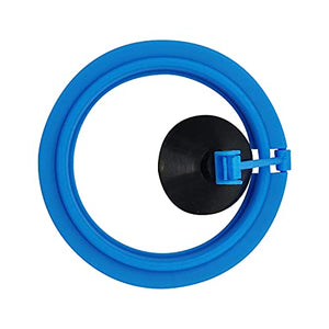 zhuohai Fish Feeding Ring Floating Food Feeder Circle with Suction Cup Easy to Install Aquarium (Round)