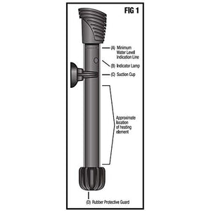 Aqueon Aquarium Fish Tank Preset Heater For Up To 40 Gallons, 100 Watts