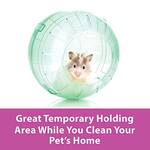 Kaytee 7" Clear Run-About Exercise Ball For Pet Hamsters & Gerbils