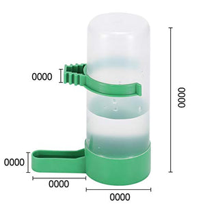 Lamoutor 4Pcs Bird Water Feeder Plastic Drinker Feeder Water Clip for Parrots Budgie Cockatiel Lovebirds