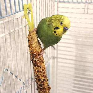Vitakraft Crunch Sticks Parakeet Treat - Honey, Egg, and Apple- Pet Bird Treat Toy - Multi Variety Pack of 12 Sticks…