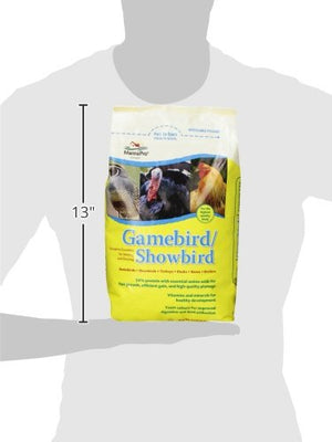 Manna Pro Gamebird Showbird Crumbles|Formulated for birds with Vitamins & Minerals|5 Pounds