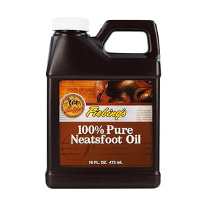 Fiebing's 100% Pure Neatsfoot Oil - Natural Leather Preservative - Great for Boots, Baseball Gloves, Saddles and More - 16 oz