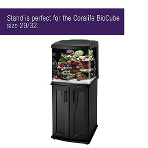 Coralife Biocube Aquarium Stand For 32 Gallon Size,Black