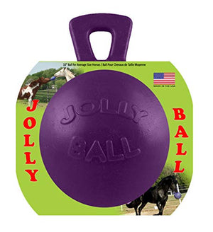 Horsemen's Pride 10" Horse Jolly Ball Purple