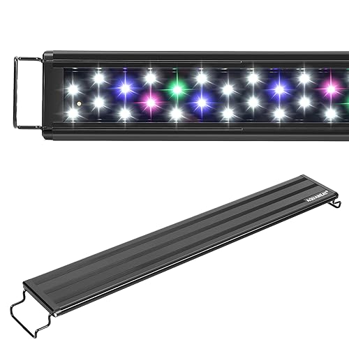 AQUANEAT LED Aquarium Light Full Spectrum for 18 Inch to 24 Inch Fish Tank Light Fresh Water Light Multi-Color