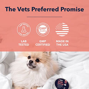 Vets Preferred Paw Balm Pad Protector for Dogs – Dog Paw Balm Soother – Heals, Repairs and Moisturizes Dry Noses and Paws – Ideal for Extreme Weather Season Conditions - 2 Oz