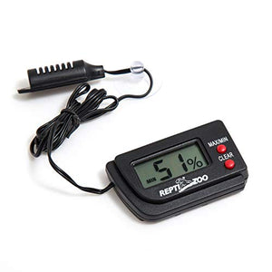 REPTI ZOO Reptile Tank Electronic Terrarium Hygrometer Digital Humidity Monitor for Pet Reptile Cage Hydrometers