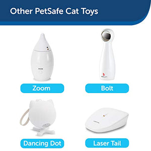 PetSafe SlimCat Meal-Dispensing Cat Toy, Great for Food or Treats, Blue, for All Breed Sizes