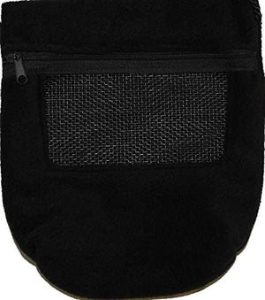 Bonding Carry Pouch for Sugar Gliders and Other Small Pets (Black)