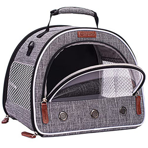 Guinea Pig Carrier, Guinea Pig Travel Cage for 2 (Two), Small Animals Reptile Travel Carrier Bunny Bird Rat Carrier