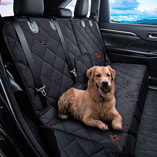 petalage Bench Dog Car Seat Cover for Back Seat Waterproof Dog Seat Covers Durable Scratch Proof Nonslip, Protector for Pet Fur & Mud Washable Backseat Dog Cover for Cars Armrest Compatible