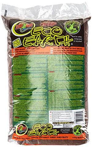 Zoo Med Eco Earth Loose Coconut Fiber Substrate, 8 Quarts