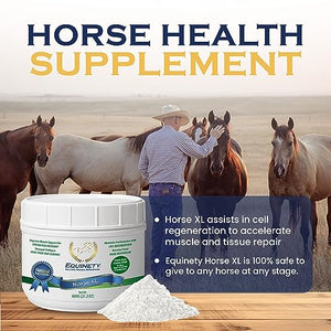 100 Day Supply Horse XL Supplement - with 8 Essential Amino Acids for Horses to Promote Cellular Repair - No Soy, Sugar, and Fillers - Horse Joint Supplement & Horse Hoof Supplements for Horses