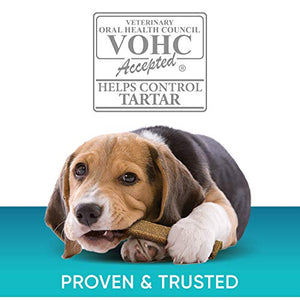 Virbac CET Veggiedent FR3SH Tartar Control Chews for Dogs, Small, Beef, 1.1 pounds