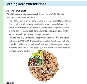 Harrison's Bird Foods Adult Lifetime Sup Fine 1lb Certified Organic NonGMO Formula